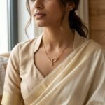 Divayra Interlocking Geometric Pave Necklace