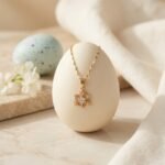 Snowflake Starburst Necklace (Rose Gold ) - Image 6