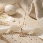 Snowflake Starburst Necklace (Rose Gold ) - Image 4