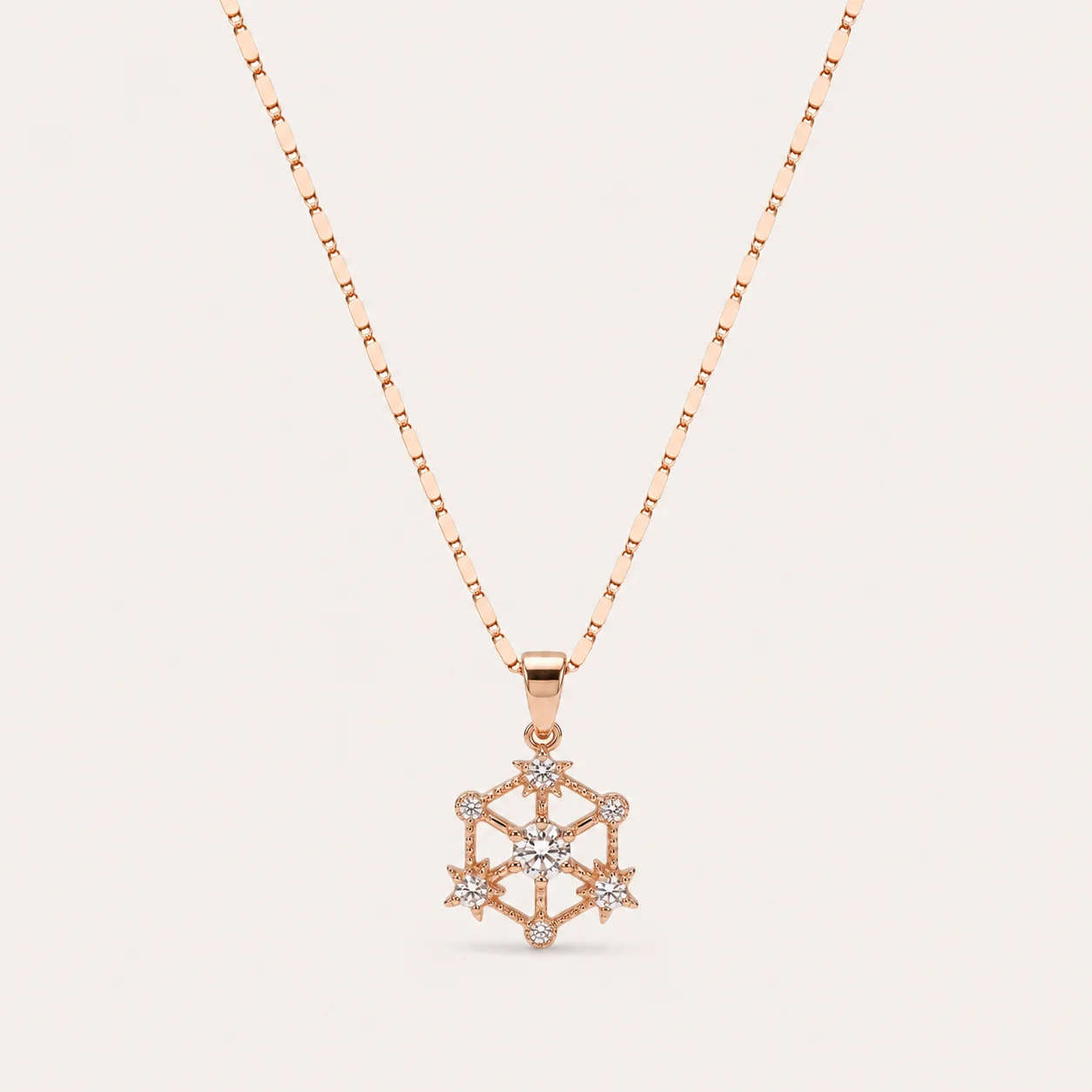 Snowflake Starburst Necklace