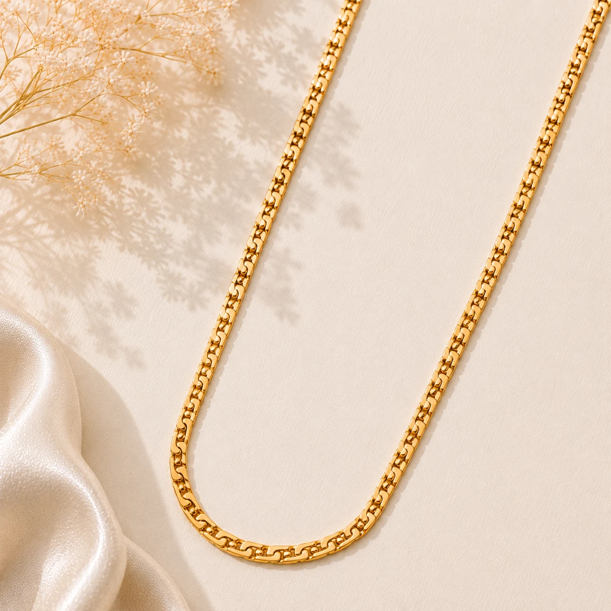 Divayra 18k glod plated Men's Chain