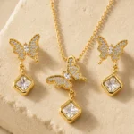 FlutterAura Butterfly Drop Jewelry Set - Image 4