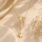 Butterfly Drop Necklace - Image 6