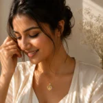 Gold Double Heart Pendant Necklace - Image 3
