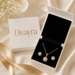 Round Halo Crystal Jewelry Set - Image 8