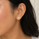 Round Halo Crystal Jewelry Set - Image 3