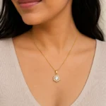 Round Halo Crystal Jewelry Set - Image 6