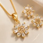 Snowflake Crystal Jewelry Set - Image 5