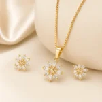 Snowflake Crystal Jewelry Set - Image 6