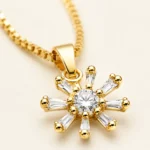Sunburst CZ Jewelry Set - Image 6
