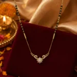 Designer Celestial Bloom Mangalsutra – 1 Gram Gold Plated - Image 4