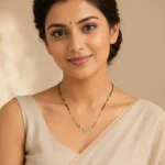 Designer Celestial Bloom Mangalsutra – 1 Gram Gold Plated - Image 2