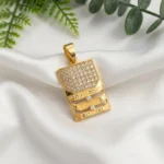 Iced Circuit Bar Pendant - Image 6