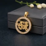 Designer Jay Shree Ram Halo Pendant - Image 4
