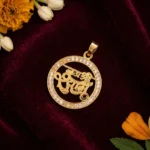 Designer Jay Shree Ram Halo Pendant - Image 2