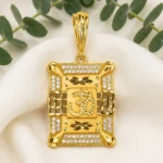 Om Sacred Square Pendant - Image 2