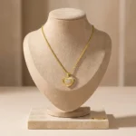 Divayra Aurielle Sunburst Heart Cable Chain Necklace (4)