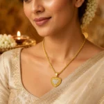 Elanora CZ Heart Rope Chain Necklace - Image 4