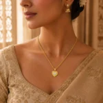 Elanora CZ Heart Rope Chain Necklace - Image 2