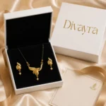 Royal Swan Twist Mangalsutra Set – 1 Gram Gold Plated - Image 7