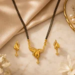 Royal Swan Twist Mangalsutra Set – 1 Gram Gold Plated - Image 6