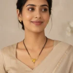 Royal Swan Twist Mangalsutra Set – 1 Gram Gold Plated - Image 4