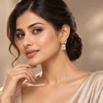 LumiBow Crystal Drop Earrings - Image 2