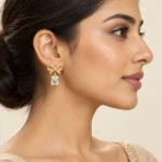 LumiBow Crystal Drop Earrings - Image 3